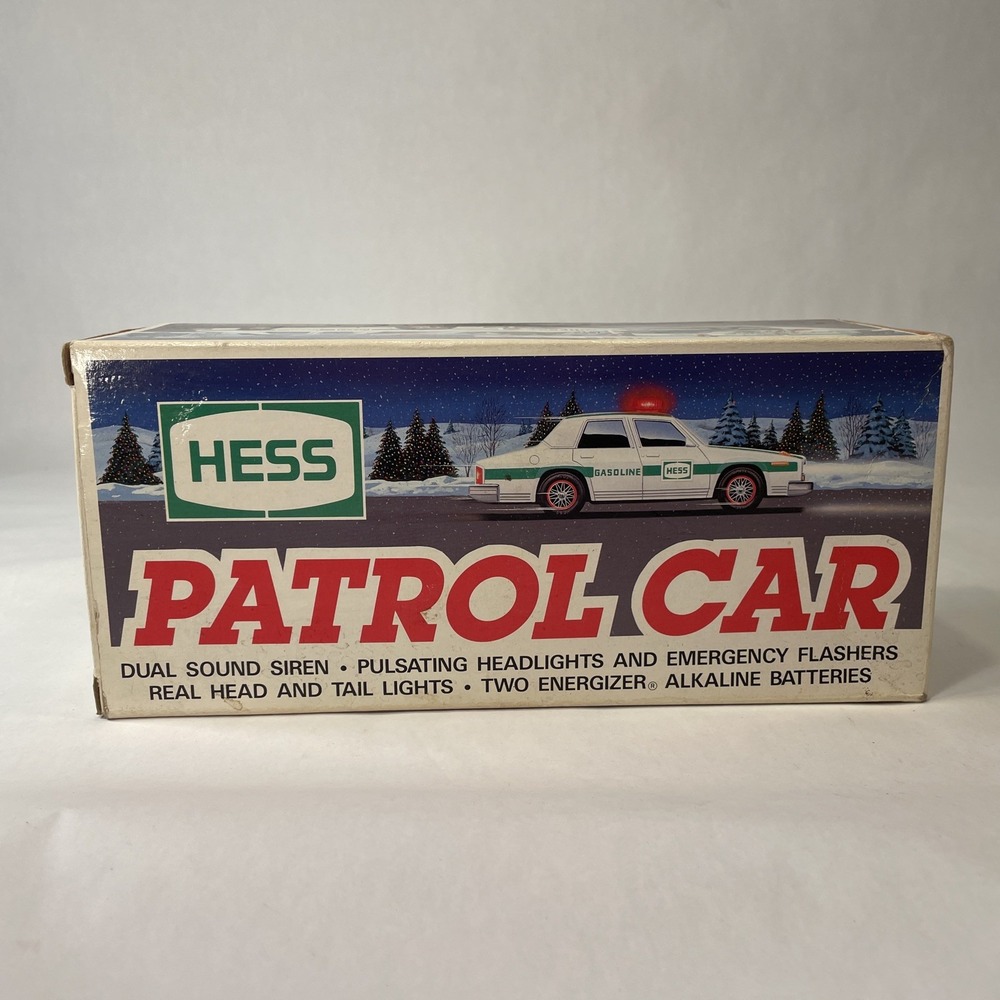 Vintage 1993 Hess Patrol Car Police Car Lights & Sirens